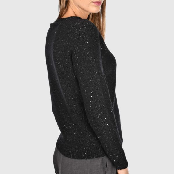 Picture of Micro sequins v neck