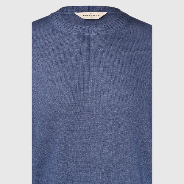 Picture of Ribbed details vintage crew neck