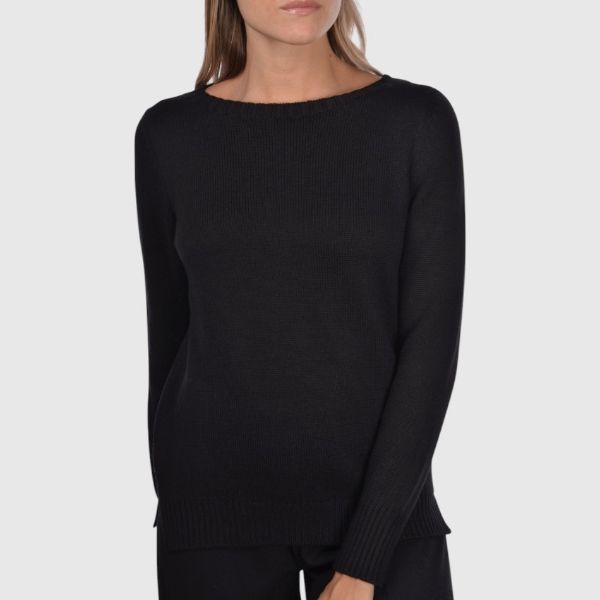 Picture of 3-ply merinos boat neck