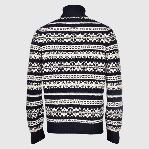 Immagine di Dolcevita boucle' jacquard fantasia