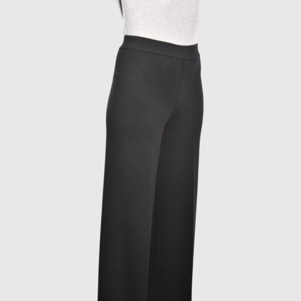 Immagine di Pantalone in maglia svasato punto stoffa