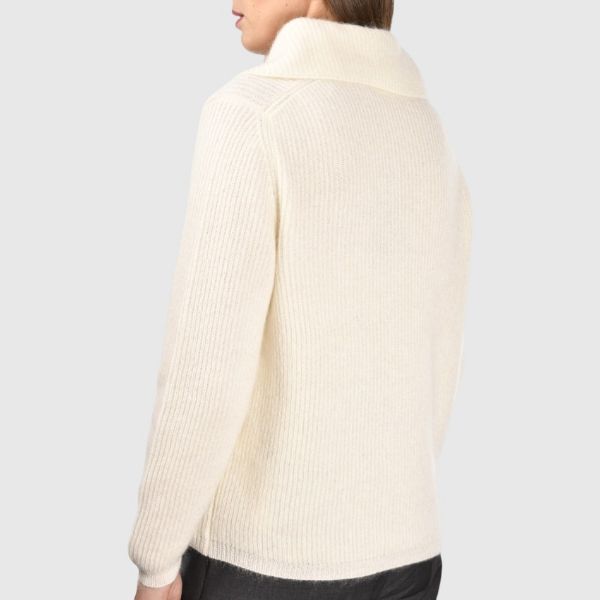Immagine di Polo misto mohair a maglia inglese