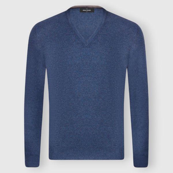 Picture of Pure cashmere v neck 