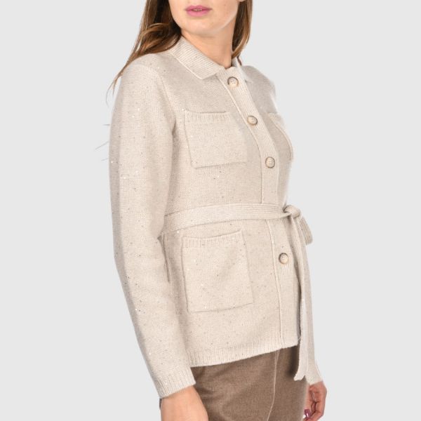 Picture of Micro sequins knit jacket