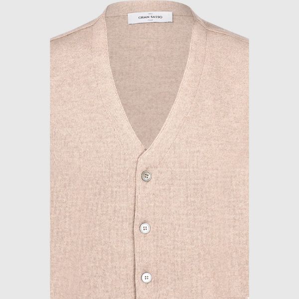Picture of Merinos wool waistcoat with pockets