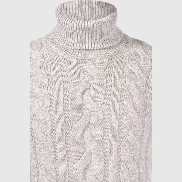 Picture of Cabled super geelong turtleneck