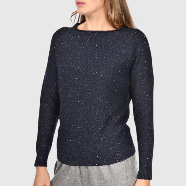 Picture of Micro sequins boat neck