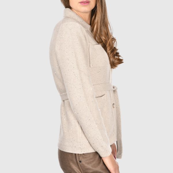 Picture of Micro sequins knit jacket