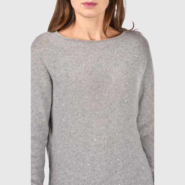Picture of Micro sequins boat neck