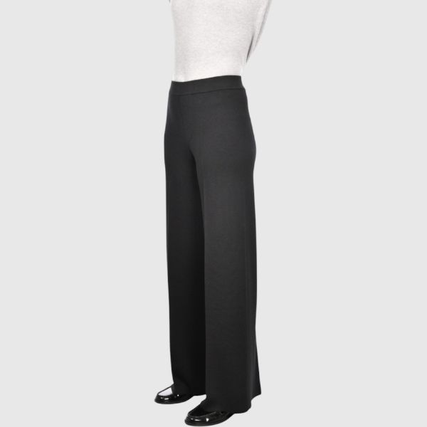 Immagine di Pantalone in maglia svasato punto stoffa