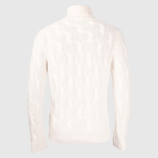 Picture of Cabled cashmere turtleneck
