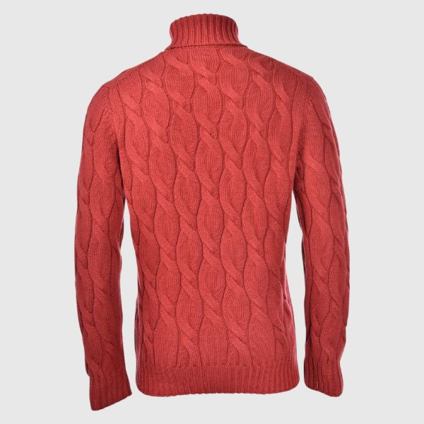 Picture of Cabled cashmere turtleneck