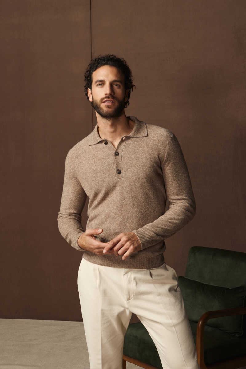 トップス orimi 24ss GLITTER KNIT POLO orimi 24ss GLITTER KNIT POLO 【公式通販】