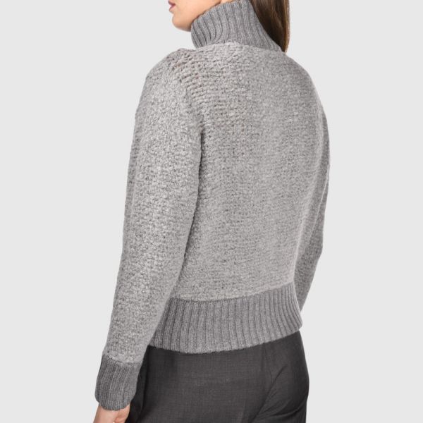 Picture of Boucle' zip bomber jacket
