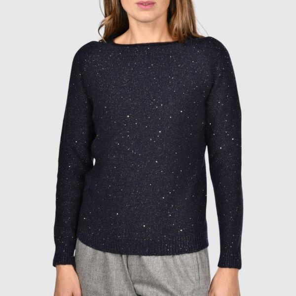 Picture of Micro sequins boat neck