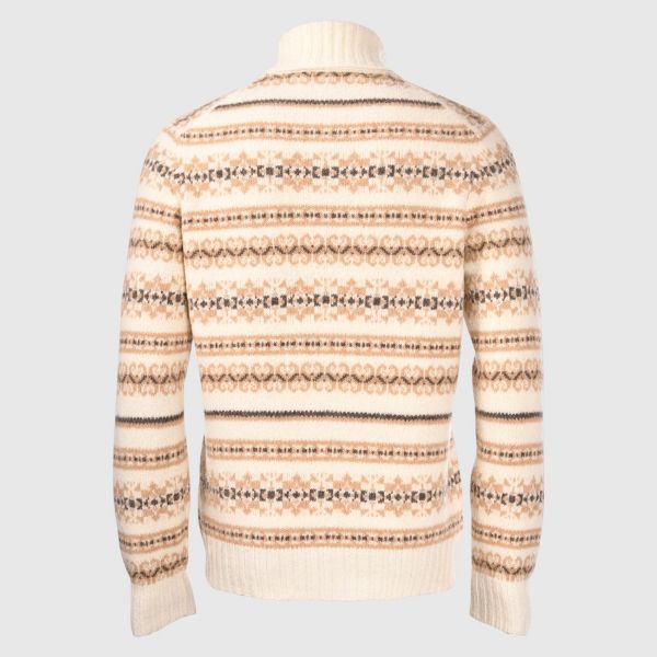 Immagine di Dolcevita boucle' jacquard fantasia