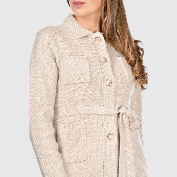 Picture of Micro sequins knit jacket