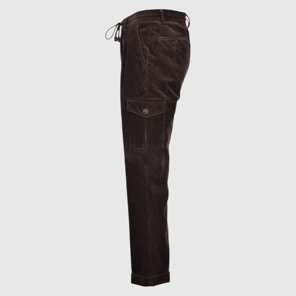 Immagine di Pantaloni cargo in velluto a coste