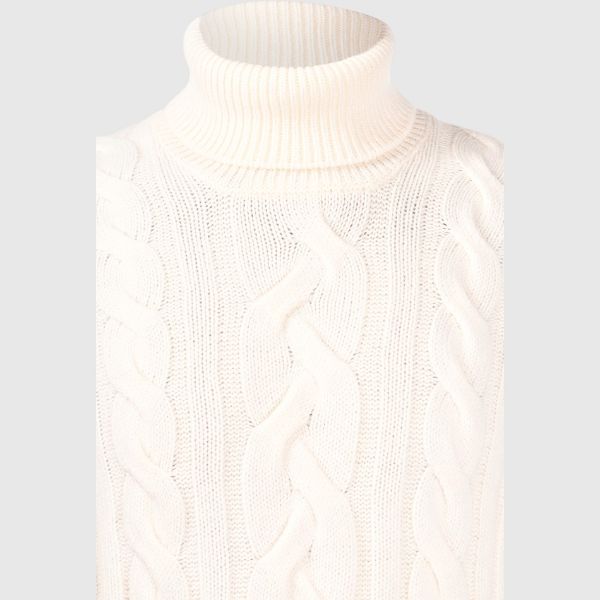 Picture of Cabled super geelong turtleneck