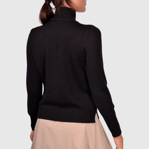 Picture of 3.ply merinos wool mock neck