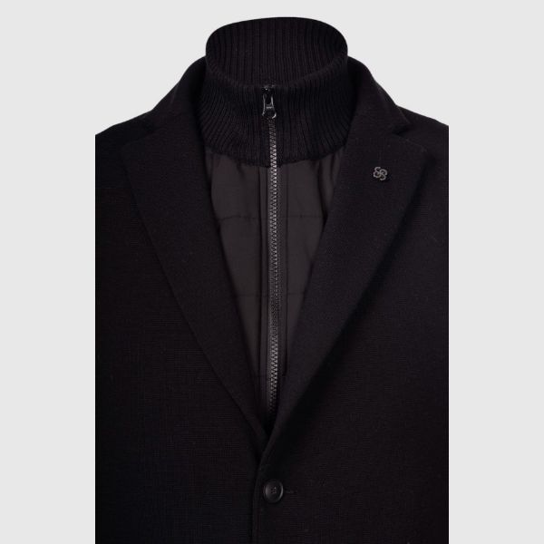 Picture of Rain wool knit jacket with removable bib