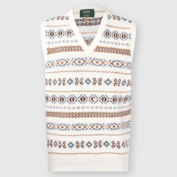 Picture of Jacquard shetland gilet