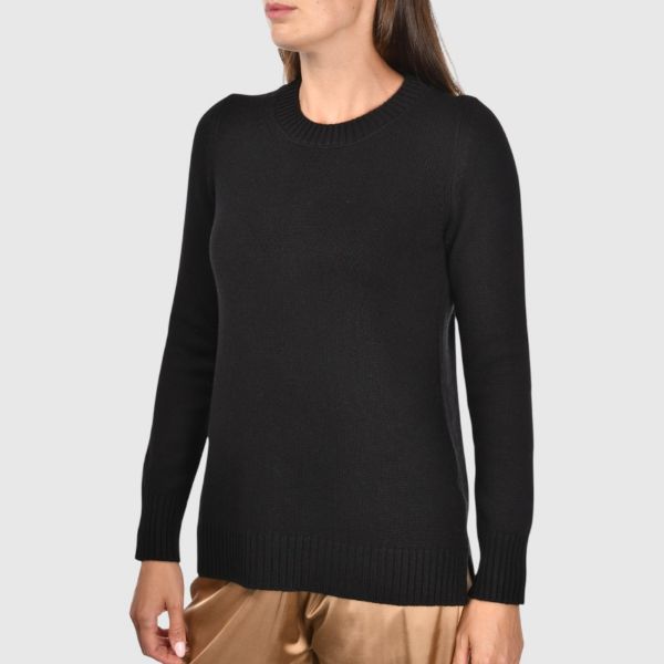 Picture of Side slits crew neck
