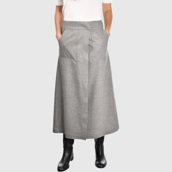 Picture of Flannel midi skirt