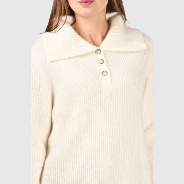 Immagine di Polo misto mohair a maglia inglese