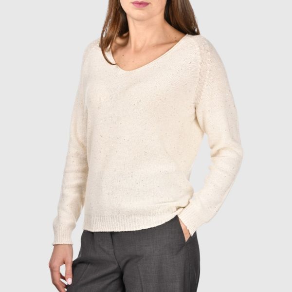 Picture of Micro sequins v neck