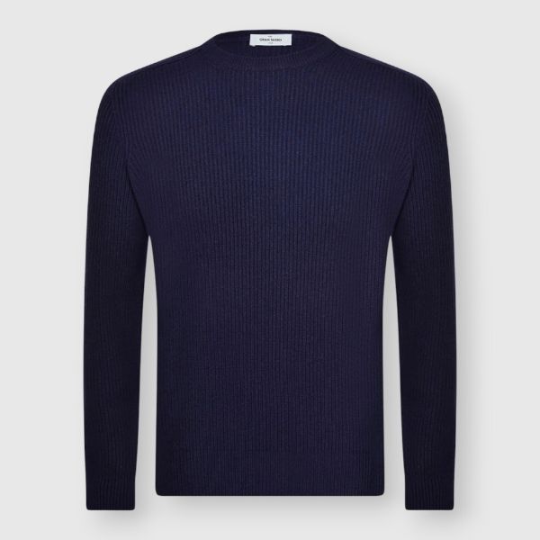 Picture of Fisherman's rib cashmere crew neck