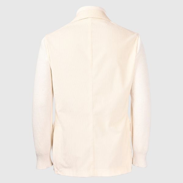 Picture of Corduroy and super geelong wool jacket