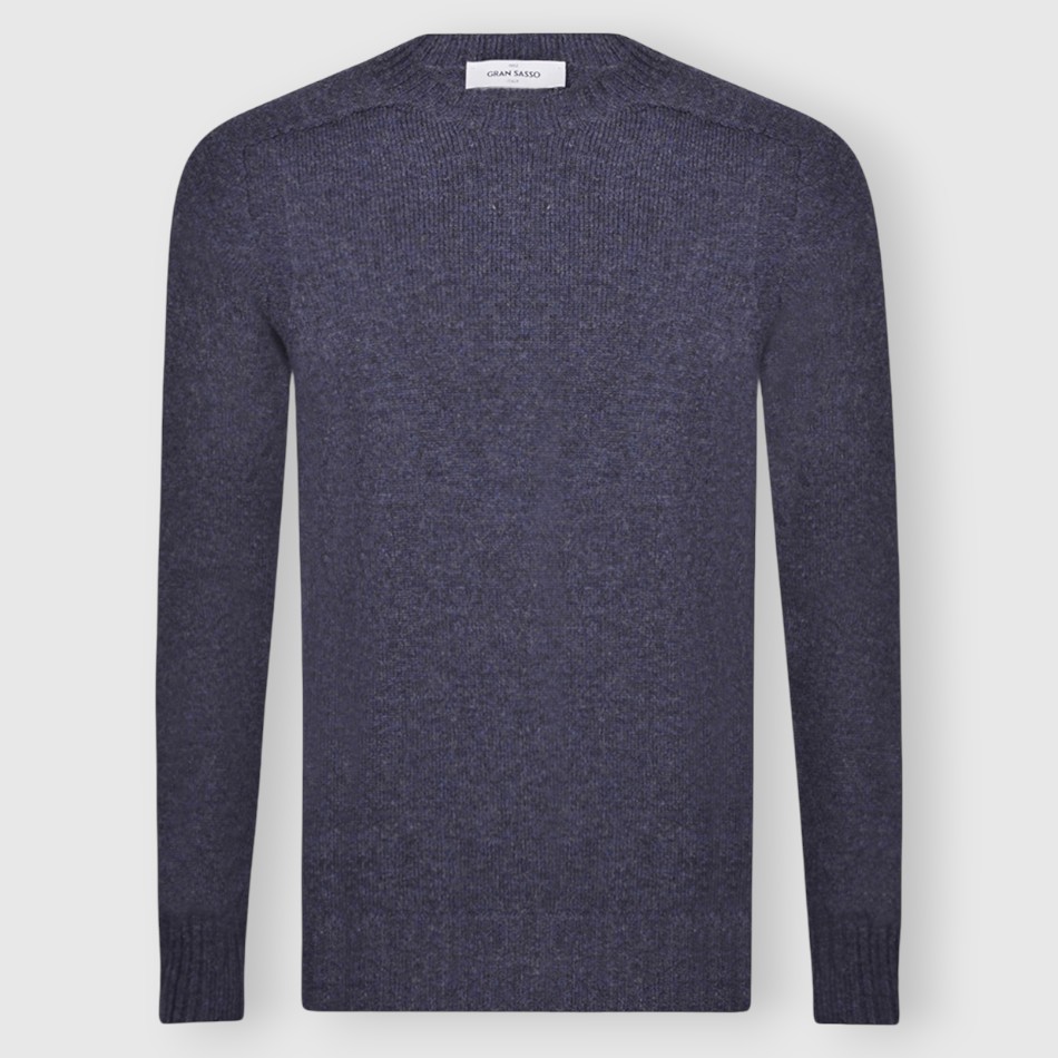 Gran Sasso. Full Zip Rain Wool Cardigan - Water-Repellent Wool in