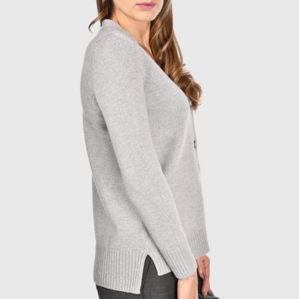 Immagine di Cardigan 3 fili in misto cashmere