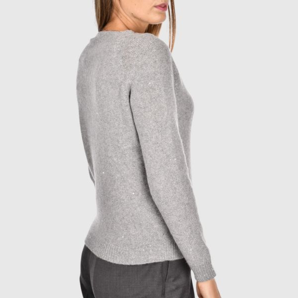 Picture of Micro sequins v neck