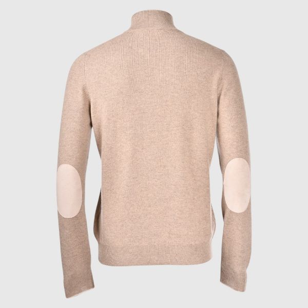 Immagine di Lupo zip con toppe e dettagli in alcantara 