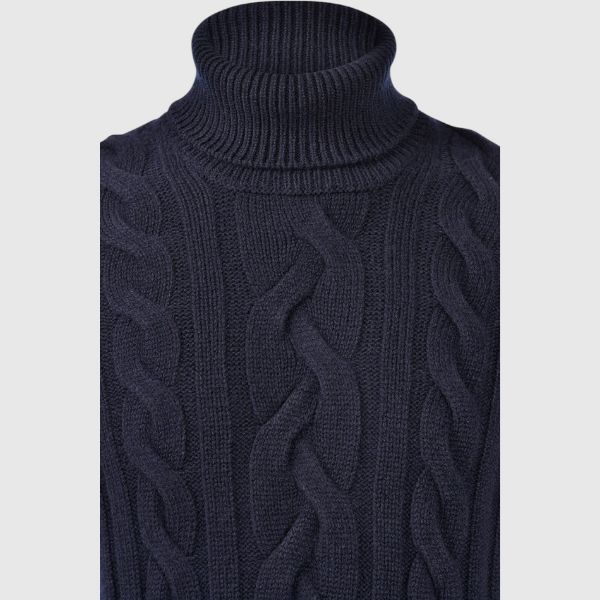 Picture of Cabled super geelong turtleneck