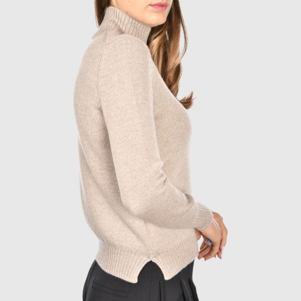 Picture of 3.ply merinos wool mock neck