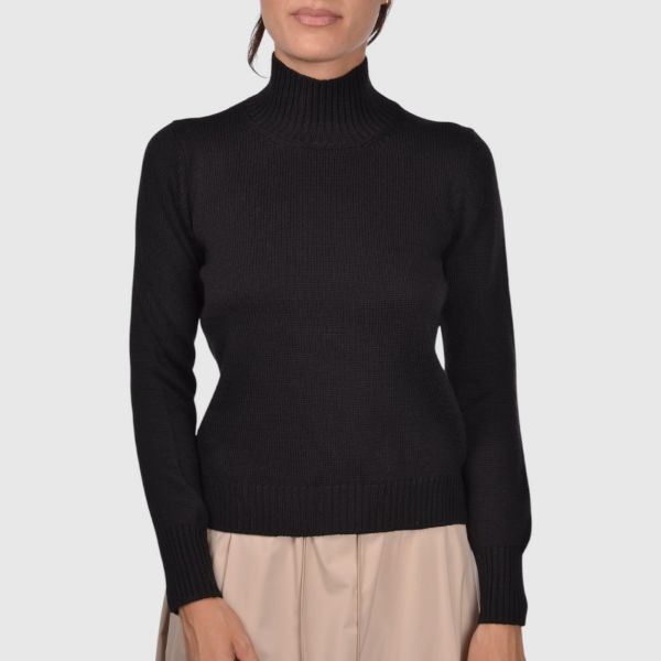 Picture of 3.ply merinos wool mock neck