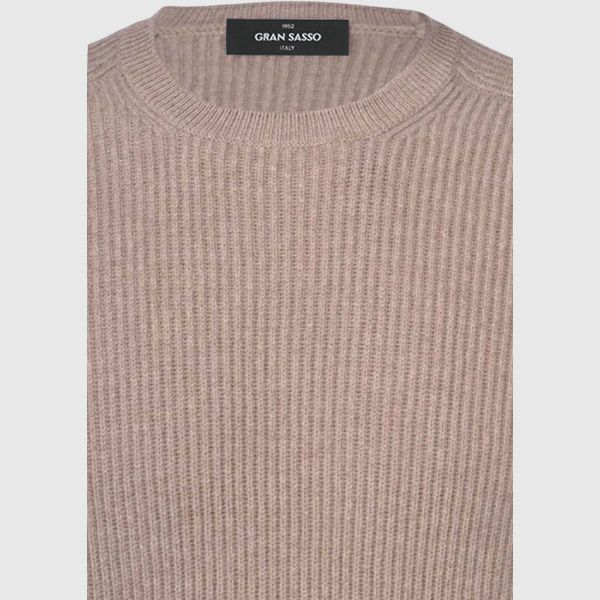 Picture of Fisherman's rib cashmere crew neck