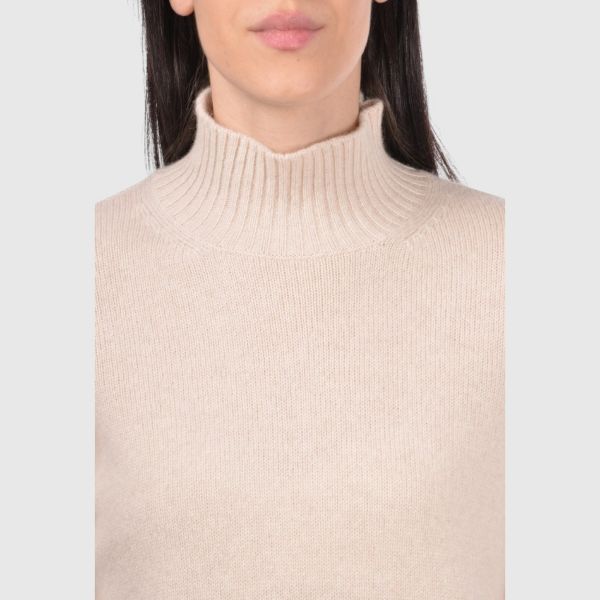 Picture of 2-ply cashmere mock neck