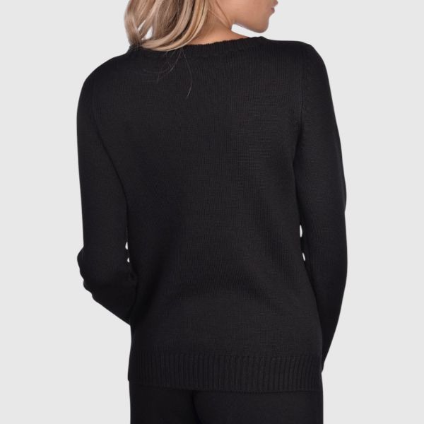 Picture of 3-ply merinos boat neck