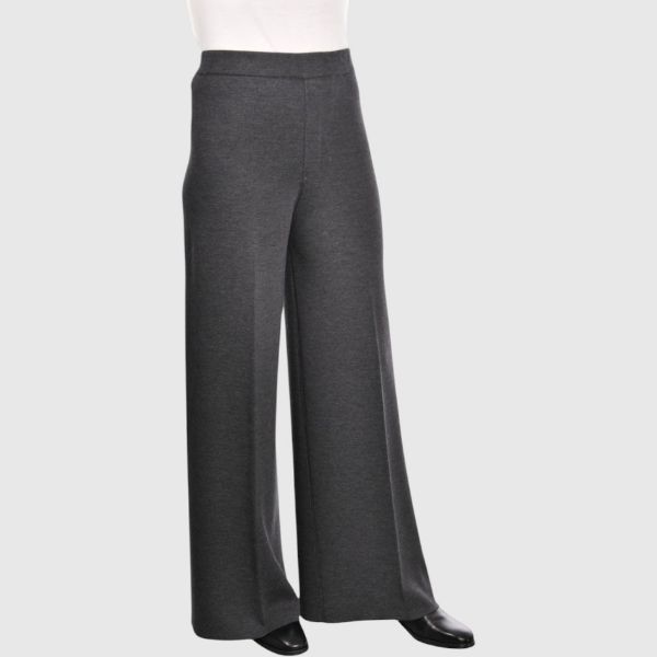 Immagine di Pantalone in maglia svasato punto stoffa
