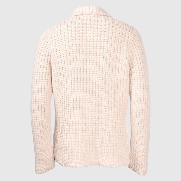 Picture of Waffle stitch super geelong knit jacket