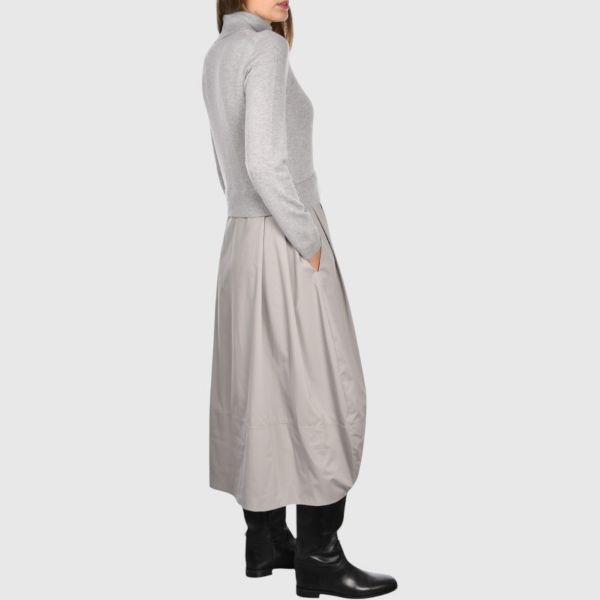 Picture of Turtleneck and skirt long dress