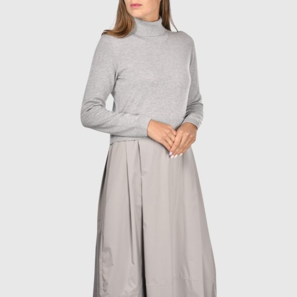 Picture of Turtleneck and skirt long dress