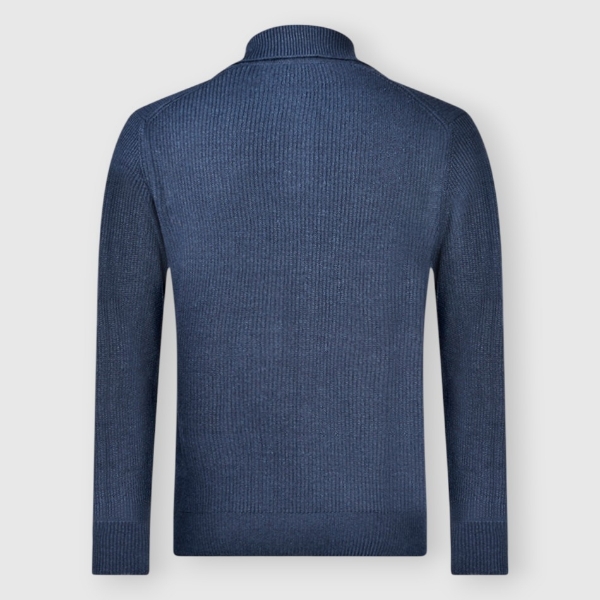 Picture of Fisherman's rib knit skipper polo