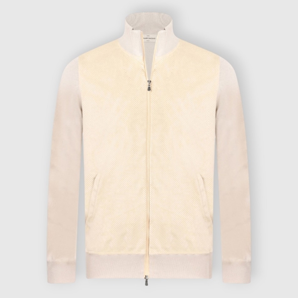 Picture of Organic cotton and alcantara jacket
