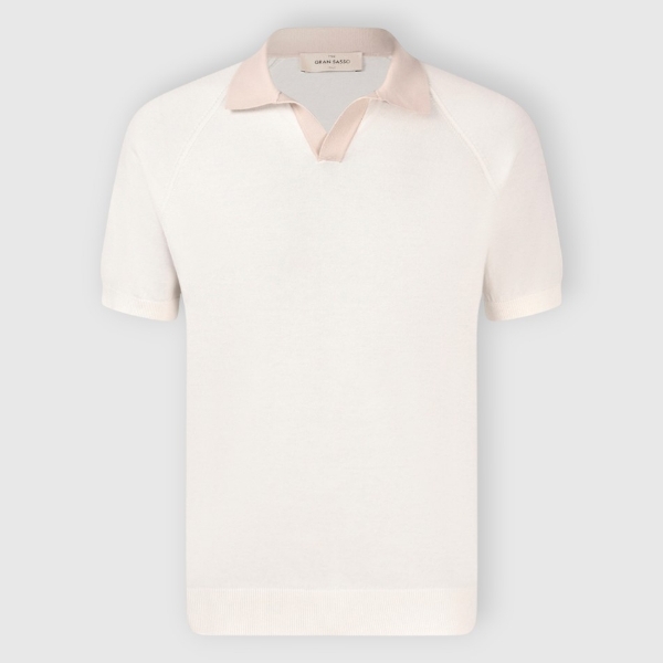 Immagine di Polo skipper in maglia raglan cotone organico