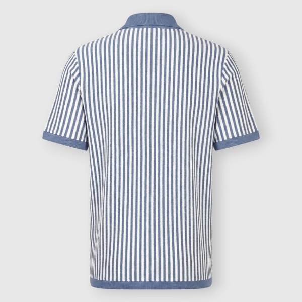 Immagine di Camicia jersey a righe maniche corte